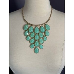 Aqua Statement Necklace